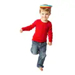Gonge Koordinationsset, 8-tlg. GymTop Balacekreisel, Mini Top Spielkreisel, Activity Rings