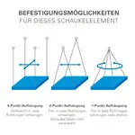 Pferdeschaukel, LxB 75x32 cm