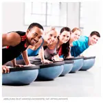 Abbildung zeigt BOSU Ball Balancetrainer Home � 65 cm