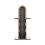 NOHrD WeightPlate Tower 2x Kurzhanteln, 1x Langhantel 20x Hantelscheiben, Eiche