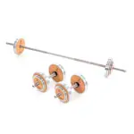 NOHrD WeightPlate Tower 2x Kurzhanteln, 1x Langhantel 20x Hantelscheiben, Eiche
