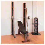 NOHRD SquatRack ausklappbare Hantelablage Shadow