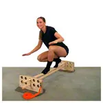 Pedalo Balancetrainer Challenger Artist, LxBxH 165x40x22 cm