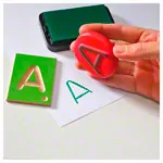 Erzi Lernspiel Grobuchstaben aus Holz, 29-tlg.