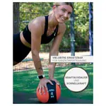 Sport-Tec Medizinball  23 cm, 4 kg, rot