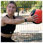 Sport-Tec Medizinball  23 cm, 4 kg, rot