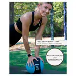 Sport-Tec Medizinball  28 cm, 8 kg, blau