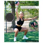 Sport-Tec Medizinball  28 cm, 10 kg, schwarz