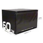 Sport-Tec Sprungtrainer Soft Plyo Box, 60 cm, stapelbar,