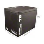 Sport-Tec Sprungtrainer 3-in-1 Soft Plyo Box, 76x61x51 cm