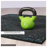 Sport-Tec Bodenschutzmatte 1 m, 4 Matten  50x50 cm + 8 Randstcke