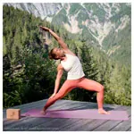 AIREX Pilates- und Yogamatte ECO Grip, LxBxH 180x61x0,4 cm