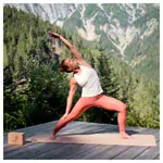 AIREX Yogablock ECO aus Kork, 22,5x15x7,4 cm