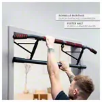 Sport-Tec Trreck Klimmzugstange klappbar, 117x28 cm, inkl. 2 Power Ropes + 2 Karabinerhaken