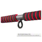 Sport-Tec Trreck Klimmzugstange klappbar, 117x28 cm, inkl. 2 Power Ropes + 2 Karabinerhaken