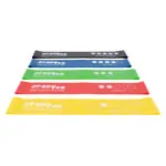 Sport-Tec Fitness-Loops aus Latex, Set 5-tlg., 30x5 cm, 5 Strken