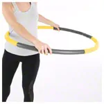 Abbildung zeigt Sport-Tec Hula Hoop Reifen, � 100 cm, 1,5 kg, inkl. Ma�band