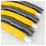Abbildung zeigt Sport-Tec Hula Hoop Reifen, � 100 cm, 1,5 kg, inkl. Ma�band