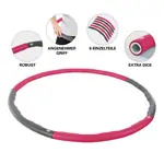Abbildung zeigt Sport-Tec Hula Hoop Reifen,  100 cm, 1,5 kg, inkl. Maband