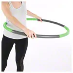 Abbildung zeigt Sport-Tec Hula Hoop Reifen,  100 cm, 1,5 kg, inkl. Maband