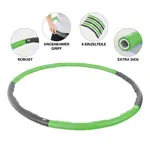 Abbildung zeigt Sport-Tec Hula Hoop Reifen,  100 cm, 1,5 kg, inkl. Maband
