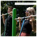 Sport-Tec Powerband aus Latex, Set 5-tlg., 104 cm, 5 Strken