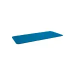 Pilates- und Yogamatte, LxBxH 140x60x0,6 cm, blau