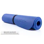 Abbildung zeigt Pilates- und Yogamatte, LxBxH 180x60x0,6 cm, blau