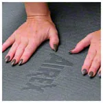 AIREX Pilates- und Yogamatte 190, LxBxH 190x60x0,8 cm