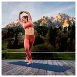 AIREX Yoga Matte CALYANA Start, L x B x H 185 x 65 x 0,5 cm, ozeanblau