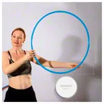 Gymnastikreifen aus Kunststoff,  60 cm, 300 g