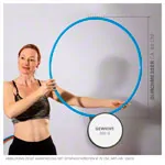 Gymnastikreifen aus Kunststoff, 4er-Set,  60 cm