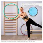 Gymnastikreifen aus Kunststoff, 4er-Set,  60 cm, je 1x blau, grn, rot, gelb