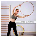 Gymnastikreifen aus Holz, 4er-Set,  60 cm