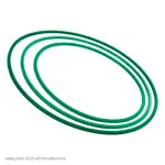 Gymnastikreifen aus Kunststoff,  70 cm, 316 g