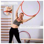 Gymnastikreifen aus Kunststoff,  70 cm, 340 g