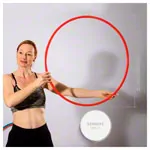 Gymnastikreifen aus Kunststoff,  70 cm, 340 g
