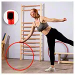 Gymnastikreifen aus Kunststoff,  70 cm, 340 g
