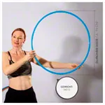 Gymnastikreifen aus Kunststoff, 4er-Set,  70 cm