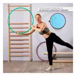 Gymnastikreifen aus Kunststoff, 4er-Set,  70 cm, je 1x blau, grn, rot, gelb