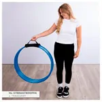 Abbildung zeigt Gymnastikreifen aus Kunststoff, 10er-Set, � 70 cm, inkl. Tragegriff