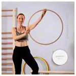 Gymnastikreifen aus Holz,  80 cm, 360 g
