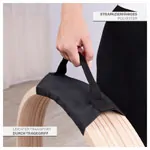 Abbildung zeigt Gymnastikreifen aus Holz, 10er-Set, � 60 cm, inkl. Tragegriff