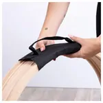 Abbildung zeigt Gymnastikreifen aus Holz, 10er-Set, � 60 cm, inkl. Tragegriff