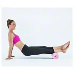 BLACKROLL Med (weich),  15x30 cm, wei/pink