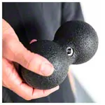 BLACKROLL Ball DUO,  8 cm, schwarz