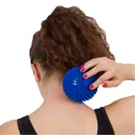 Abbildung zeigt Igel-Ball,  10 cm, blau, mittel