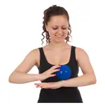 Igel-Ball,  10 cm, blau, mittel