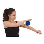 Igel-Ball,  10 cm, blau, mittel