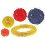 Igelring,  16 cm, gelb